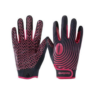 2025-26 Top Trending Youth Rugby Gloves Comfortable Anti-Slip American Football Gloves for Kids Wide Receiver Design - Product Image 1