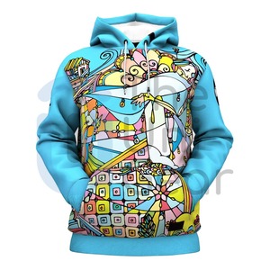 ชุดกีฬาแบบลำลองของผู้ชายเสื้อฮู้ดระบายอากาศได้ดีชุดออกกำลังกายสำหรับฤดูหนาวผ้าโพลีเอสเตอร์/ ผ้าฝ้ายพิมพ์ลายคุณภาพสูงสำหรับเด็กผู้ชายขายส่ง - Product Image 3