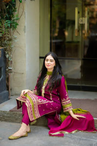 2024 New Design <b>Ladies</b> Lawn Cotton Shalwar Kameez <b>Suits</b> Premier Quality ODM/OEM Service Hot Selling Hand Drawn Silk <b>Dresses</b> - Product Image 3