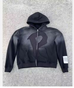 Customized US Size <b>Men's</b> French Terry Fleece <b>Pullover</b> Hoodie 100% Cotton Solid Winter Screen Print Embroidery Logo Hooded - Product Image 2