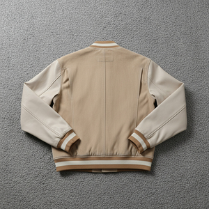 2025 nouveau arrivé personnalisé Chenille broderie patchs veste universitaire pour homme col en V Style Hip Hop veste de Baseball surdimensionnée - Product Image 5