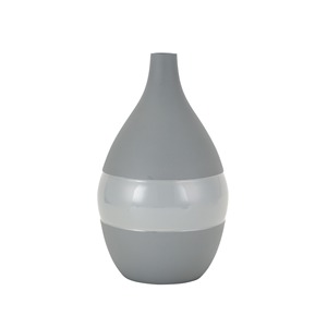 Elegante jarrón metálico para decoración del hogar elegante centro de mesa para sala de estar o exhibición de piso - Product Image 1