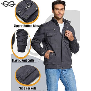 Chaquetas de invierno para hombre, chaqueta térmica de algodón con forro polar para camionero, chaqueta de trabajo para senderismo, ropa de abrigo cálida para clima frío, aislamiento duradero - Product Image 5