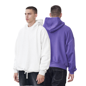 Vintage elegante ácido lavado equipo sudadera Premium 100% algodón Streetwear moda gota hombro manga larga ajuste Regular - Product Image 6