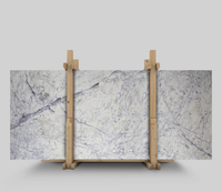 Dalles de marbre blanc Calacatta Viola modernes, imperméables, avec des veines violettes, polies, pour table de salle à manger, plan de travail de cuisine, salle de bain, hôtel