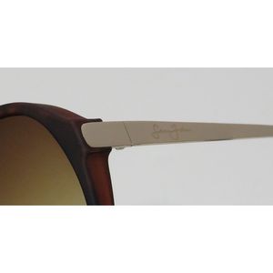 Occhiali da Sole Sean John SJSpl3479 Protezione UV 100% Lenti Sfumate Montatura Quadrata Leggera in Acetato Dorato Ultima Collezione Colore Arancione - Product Image 5