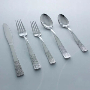 Elegant <b>Flatware</b> Set in Stainless Steel with Gold Glitter Handle Perfect for Weddings and Special Occasions from India - Product Image 4