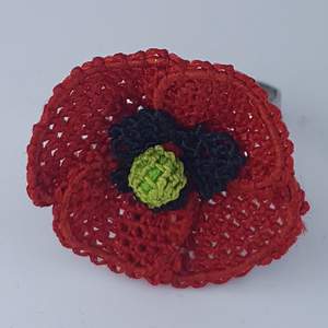 Broches de moda İğne Oyası Gelincik Yüzük - Product Image 1