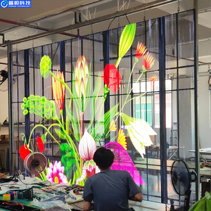 Di động trong suốt HD màn hình LED Video tường hiển thị kỹ thuật số Poster cho trung tâm mua sắm sử dụng với SDK chức năng - Product Image 2