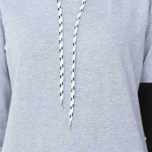 เสื้อฮู้ดแขนยาวของผู้หญิงแบบลำลองคอปกมีโลโก้ระบายอากาศ - Product Image 6