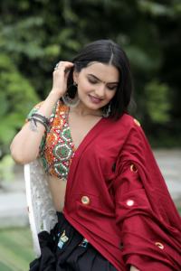 Lo último Readymade Atractivo Reyon Real Mirror Works Lehenga Choli Ropa india y pakistaní - Product Image 2