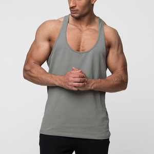 Camiseta sin mangas transpirable para hombre al por mayor 2025, ropa de gimnasio para hombre, camiseta sin mangas para hombre, ropa deportiva, camiseta sin mangas hecha a medida con logotipo personalizado - Product Image 2