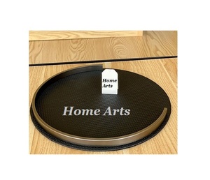 Grey And <b>White</b> Color Iron Food Serving Tray Latest Design Kitchenware <b>Chocolates</b> Serving Tray For Sale - Product Image 6