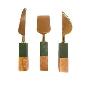 Ensemble de couteaux à fromage de restaurant, ensemble de couteaux à fromage à manche en tête de renne, fourchette à fromage décorative, trancheuse - Product Image 5