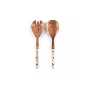 Juegos de Cubiertos de madera natural para el hogar y el hotel a un precio razonable, juego de cubiertos de la mejor calidad con revestimiento de esmalte - Product Image 1