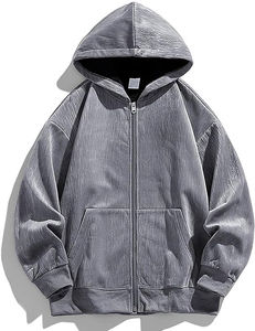 Sudaderas con cremallera para hombre de primera calidad, sudaderas con capucha deportivas de mezcla de algodón con ajuste ecológico con logotipo personalizado para gimnasio y ropa informal, proveedor OEM - Product Image 5