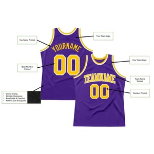 Maillot de basket-ball respirant nouveau short de basket-ball bsci été Laker hommes uniforme de basket-ball - Product Image 6