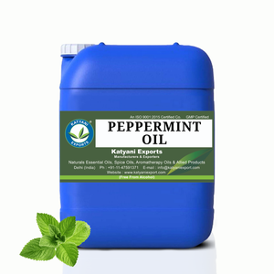 100% Huile essentielle de menthe poivrée biologique pure et naturelle de haute qualité, pressée à froid, fournisseur et fabricant en gros en Inde - Product Image 1