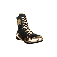 Chaussures de sport d'hiver en cuir véritable pour hommes, pour la boxe, le MMA, la lutte, l'entraînement, baskets/bottes avec semelle intérieure en caoutchouc