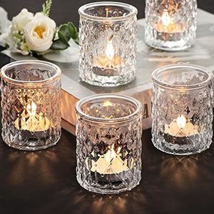 Floryn decor Glass <b>Tealight</b> Holder Set - Product Image 4