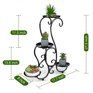 Jardinière en métal galvanisé dernière conception jardinière de décoration de fleurs pour la décoration de balcon prix de vente chaud cuivre décoratif pour la maison - Product Image 4