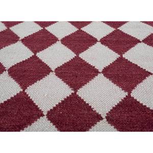 Alfombras Geométricas de Lana Alhambra Rojas y Naranjas, Tejidos Planos para el Hogar ADWL-13158 - Product Image 3