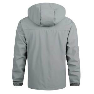 Vestes coupe-vent à capuche personnalisées de haute qualité avec logo pour le printemps et l'automne, style décontracté, vêtements d'extérieur coupe-vent pour l'hiver - Product Image 2