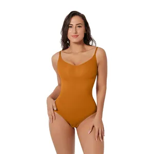 Grote Maat Shapewear Bodysuit Buikcontrole Zachte Cupped Body Shaper Mooie Rug Shorts Bodysuit Vrouwen