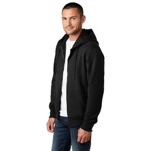 Sweat à capuche zippé pour homme, sweat-shirt en polaire personnalisé, streetwear, vêtements de sport décontractés, salle de sport, 100% coton, séchage rapide, service OEM - Product Image 3