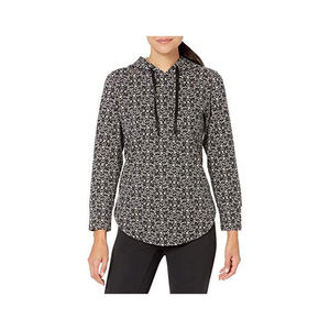 เสื้อฮู้ดผู้หญิงแฟชั่นฤดูหนาว OEM ผ้าฝ้ายผสมเนื้อนุ่ม ทรงพอดีตัวสำหรับออกกำลังกาย กันลม ระบายอากาศได้ดี รับผลิตตามแบบ - Product Image 1