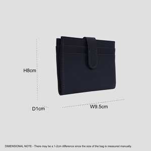 ที่ใส่บัตรเครดิตหนังแท็บ RFID ผิวเรียบสีดำสไตล์วินเทจผู้ผลิตชั้นนำของอินเดีย - Product Image 4