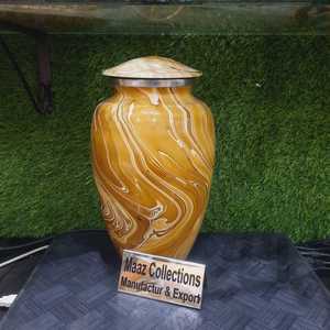 Vente en gros d'urne funéraire standard en métal de taille réelle personnalisée pot commémoratif personnalisé fournitures funéraires personnalisées - Product Image 5