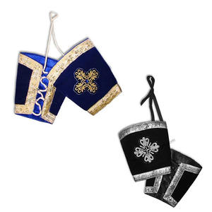 Regalia Lodge Craft Officers Gantelets Maçonnique Regalia Gauntlet Poignets Frange Broderie Personnalisée Couleurs - Product Image 5