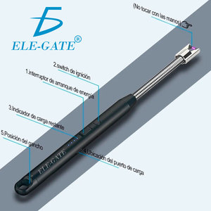 Accendino Elettrico da Cucina Portatile Ricaricabile USB, Design in Metallo Impermeabile - Product Image 5