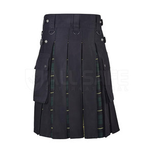 Durable Mens Scottish Tartan Kilt Traditional Clan Heritage Highland Outfit Cintura ajustable plisada Ropa cultural hecha a medida - Product Image 4