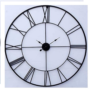 Kim loại Vòng đồng hồ treo tường với thiết kế <span class=keywords><strong>Roman</strong></span> số tốt nhất cho gifting kỷ niệm ngày cưới & dịp khác & trang trí nội thất - Product Image 4