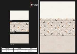 Azulejos de cerámica de diseño premium de 300x600 mm para paredes de baño y cocina, con acabado brillante o mate y textura de azúcar tallado, para interiores elegantes. - Product Image 2