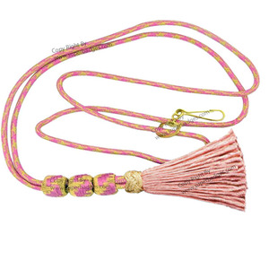 OEM Purple and Gold <b>Cord</b> for Bishop's Pectoral Cross with Knot Tassel and Fringes Religious Vestments and Accessories - Product Image 5