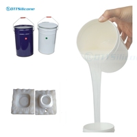 Caoutchouc de silicone haute transparence pour le prototypage rapide caoutchouc de silicone rtv-2 liquide