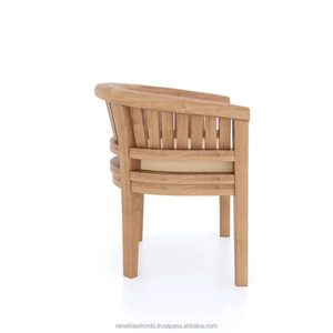 Garden Chair Measuring 72x64x83 Cm. Made Of High-Quality Old Teak Wood With A <b>Padded</b> <b>Foam</b> Seat And A Neat Finish - Product Image 2