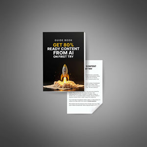Succès Garanti à la Première Tentative ! 80 % de contenu prêt à l'emploi provenant d'applications GPT personnalisées par IA - Product Image 1