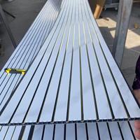 Panneaux rainurés en PVC Premium Sliver Line, résistants à l'humidité et au feu, antistatiques, pour la découpe de grilles murales et de plafonds décoratifs intérieurs