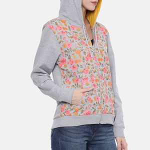 Nouveauté Sweat à capuche tendance pour femmes avec fermeture éclair léger et poches sur le devant Sweats à capuche pour femmes - Product Image 2