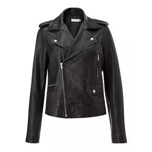 Women's Handmade Oversize Bomber Jacket <b>Genuine</b> Lambskin Leather Casual Winter Wear <b>Nylon</b> Lining Eco-Friendly - Product Image 1