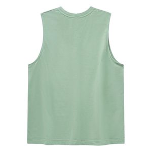 Débardeur vert coupe décontractée pour homme Gilet de sport sans manches en coton léger avec logo imprimé Parfait pour l'entraînement et les tenues décontractées - Product Image 6