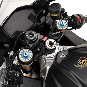Aprilia RSV4 moto adesivo 3D compatibile sterzo piastra della forcella di protezione - Product Image 2