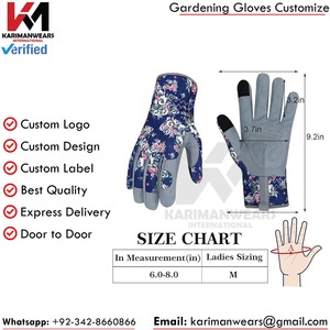 OEM Guantes de jardinería para hombres y mujeres Antideslizante Envío rápido Logotipo personalizado Guantes de jardín Trabajo al aire libre Venta al por mayor Proveedor de OEM - Product Image 2