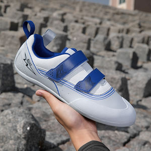 รองเท้าปีนเขาแบบมืออาชีพสำหรับขายส่ง ทำจากไมโครไฟเบอร์ หัวแหลม ใช้ได้ทั้งในร่มและกลางแจ้ง สำหรับปีนบouldering สายรัดแบบเวลโครคู่ พื้นยางกันลื่น จำหน่ายจำนวนมาก - Product Image 5