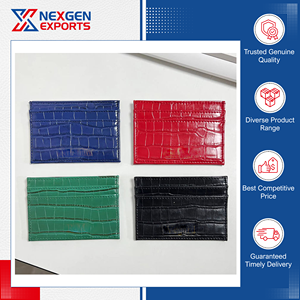 Tarjetero de Cuero PU de Excelente Calidad, Sin Cierre, para Compradores Mayoristas Globales, Mercado Minimalista - Product Image 2