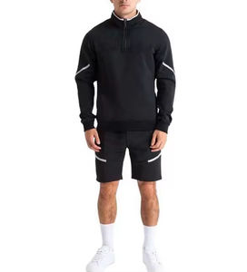 Nouveau sweat à capuche inspiré du streetwear pour hommes OEM avec ensemble short décontracté idéal pour les sports de plein air et les ensembles de sweat à capuche et de shorts à usage décontracté - Product Image 6